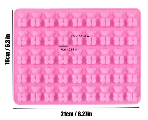 Gummy Bear Mould with Dropper