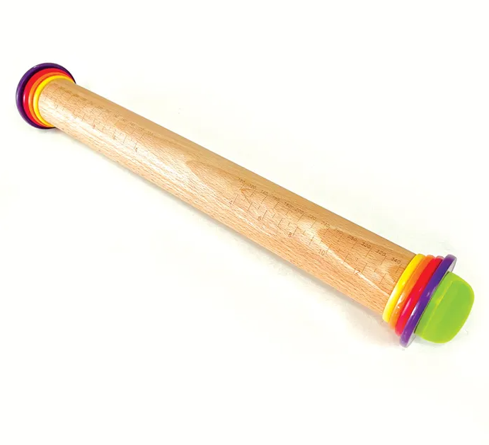 Adjustable Beechwood Rolling Pin