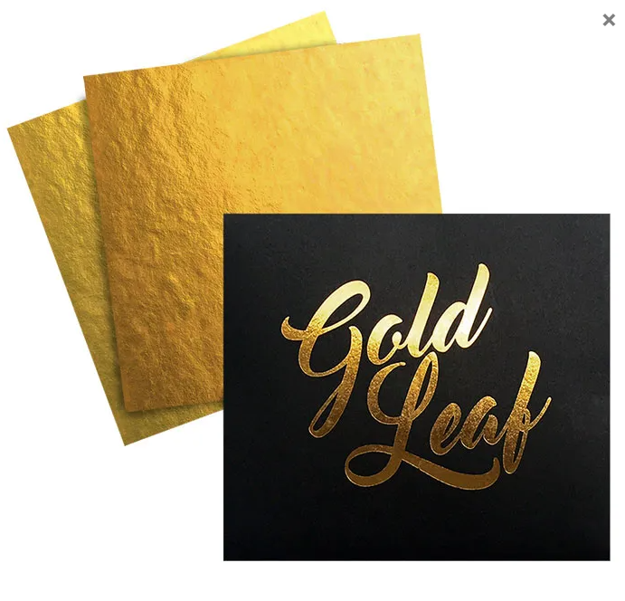 Edible 24K Gold Leaf - 5 Sheets