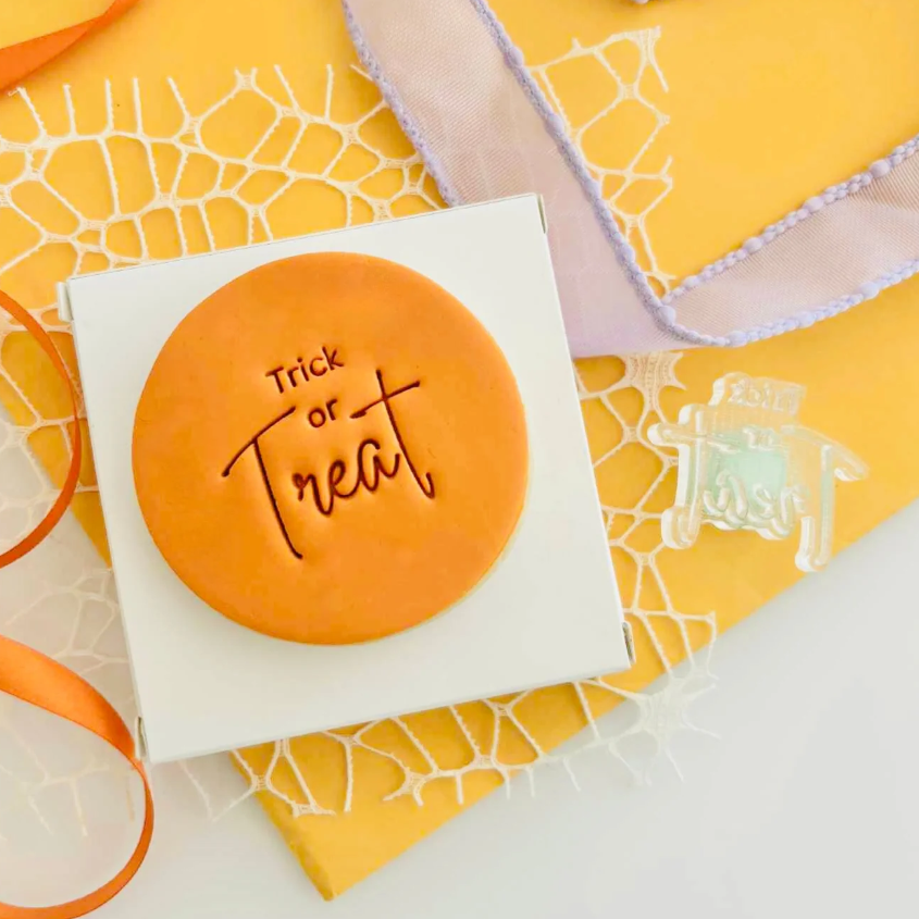 Trick or Treat Text Stamp (Sweet P)