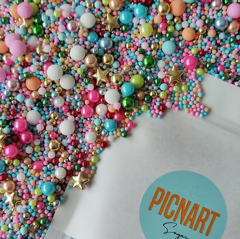 PICNART Sugar North Pole Party, Deluxe Sprinkle Blend 120g