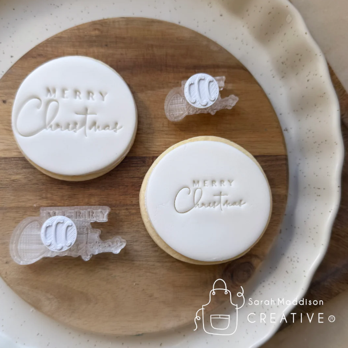 Merry Christmas Impression Stamp (Sarah Maddison Creative)