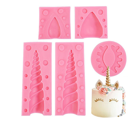 Unicorn Features Silicone Mould - 5 Pieces
