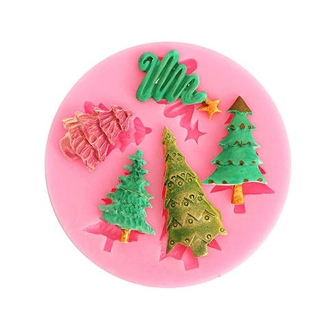 Christmas Trees Silicone Mould