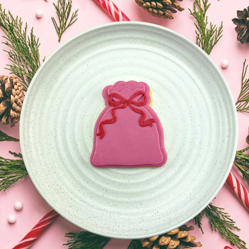 Custom Cookie Cutters -Santa Sack Cutter & Debosser