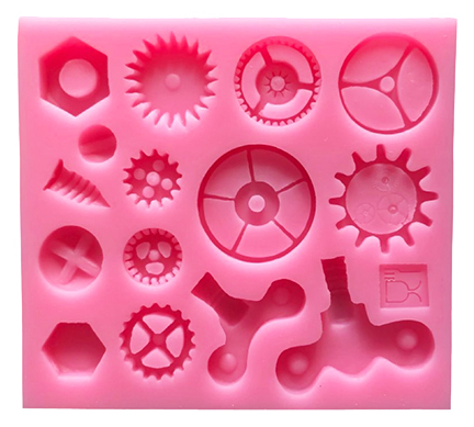 Gears & Keys Silicone Mould