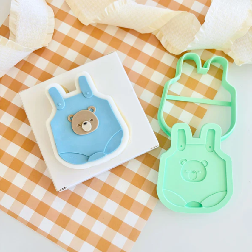 Baby Bear Jumpsuit Layer Set (SweetP)