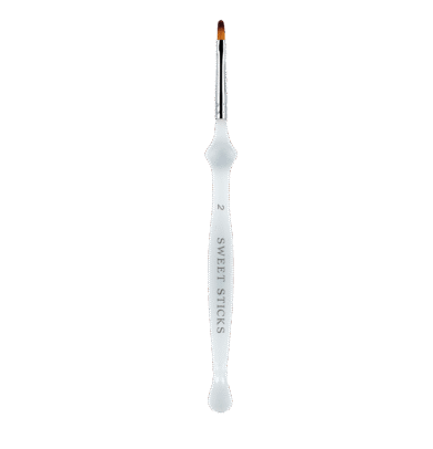 Sweet Sticks Paint Brush - Clear Grip Filbert #2