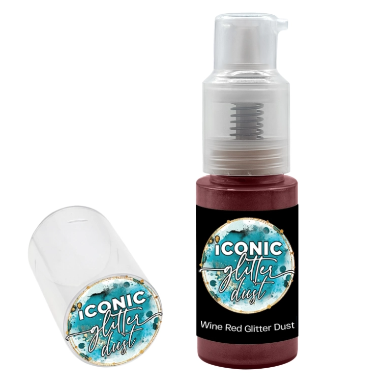 Red Wine Glitter Puff Spray
