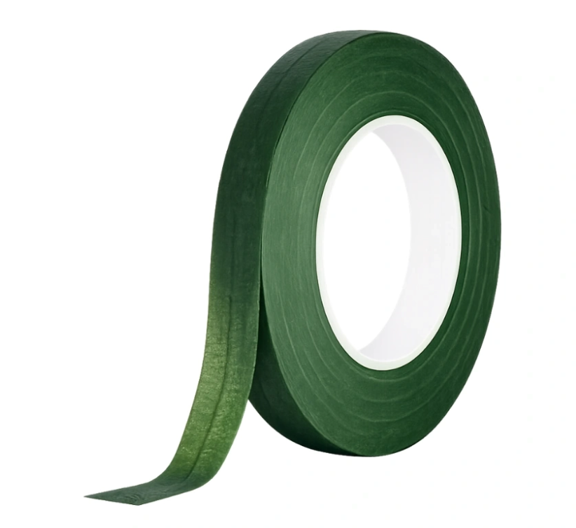 Dark Green Floral Tape