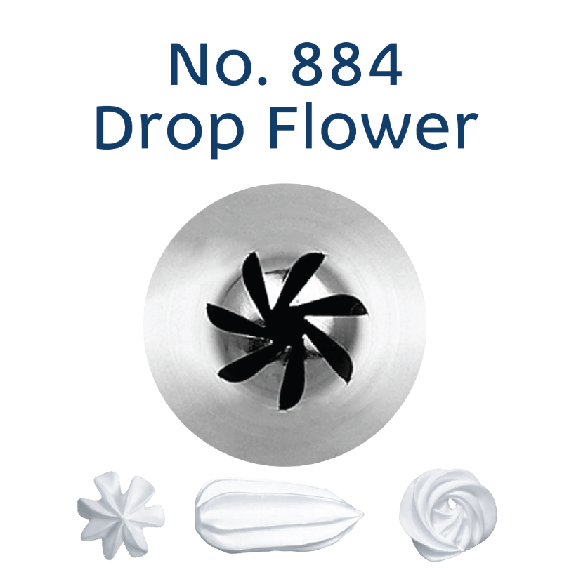Loyal No.884 Drop Flower Piping Tip