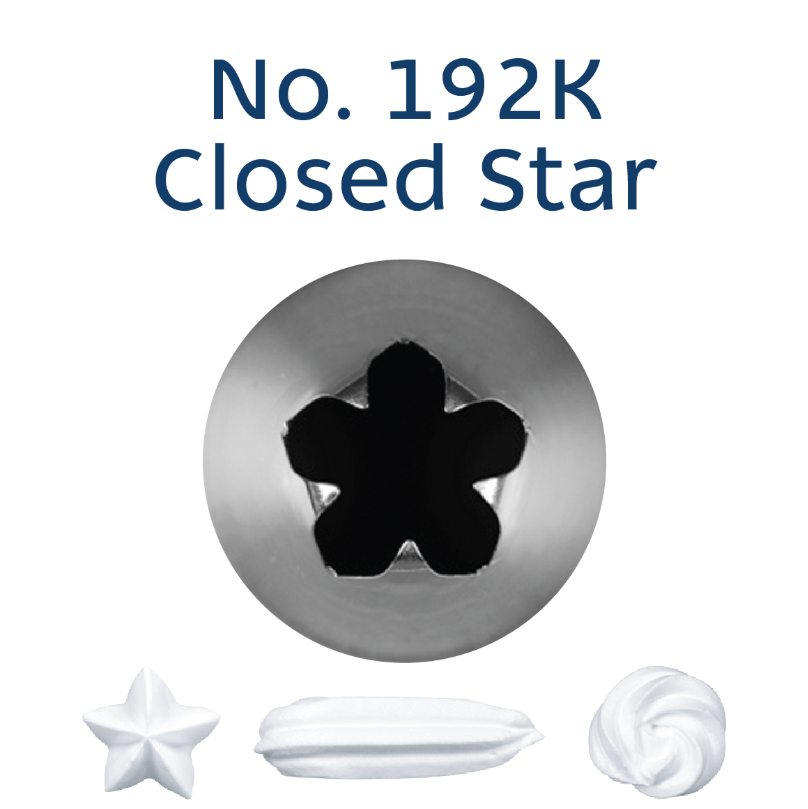 Loyal No.192K Closed Star Piping Tip