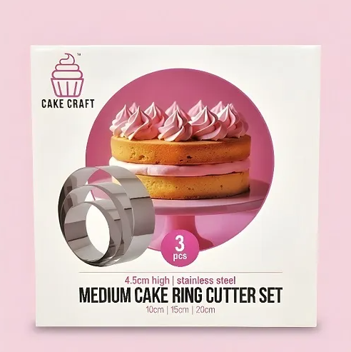 Medium Cake Ring Cutter Set 3 PC