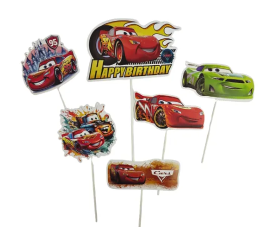 Cars Topper Set 6PC