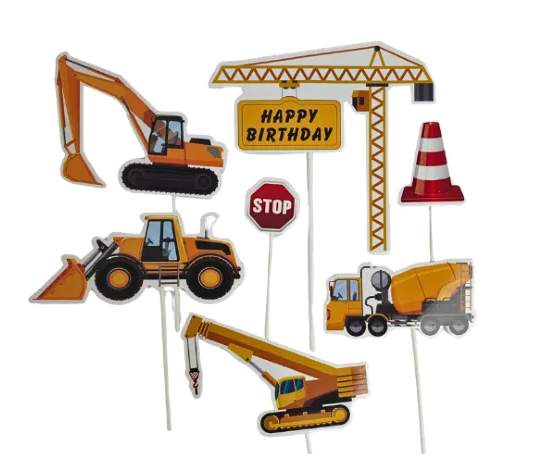 Construction Topper Set 6PC