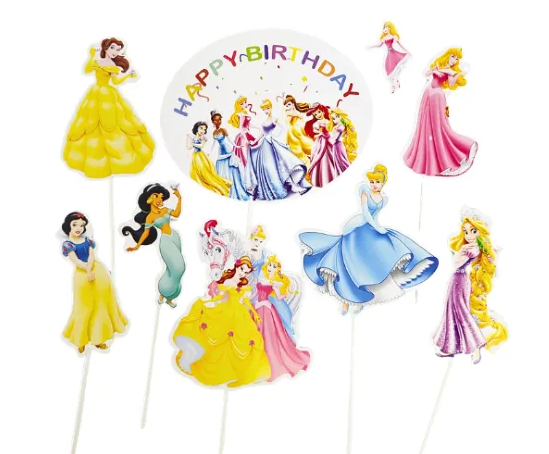 Disney Princess Topper Set 8 PC