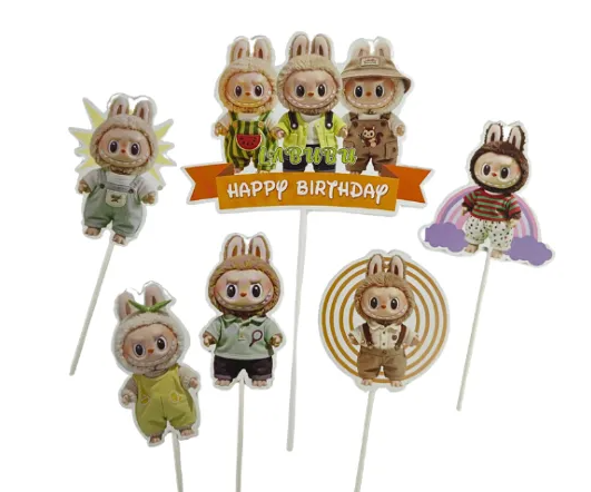 Labubu Topper Set 6 PC