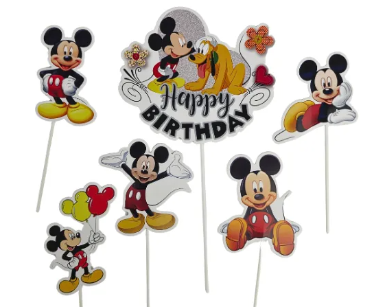 Mickey Mouse Topper Set 6 PC