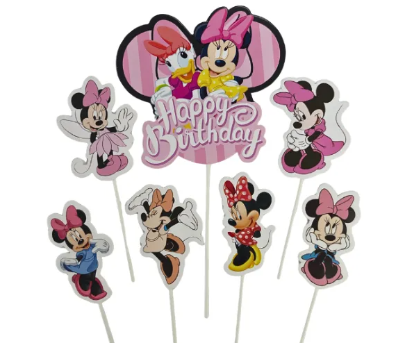 Minnie Mouse Topper Set 7 PC