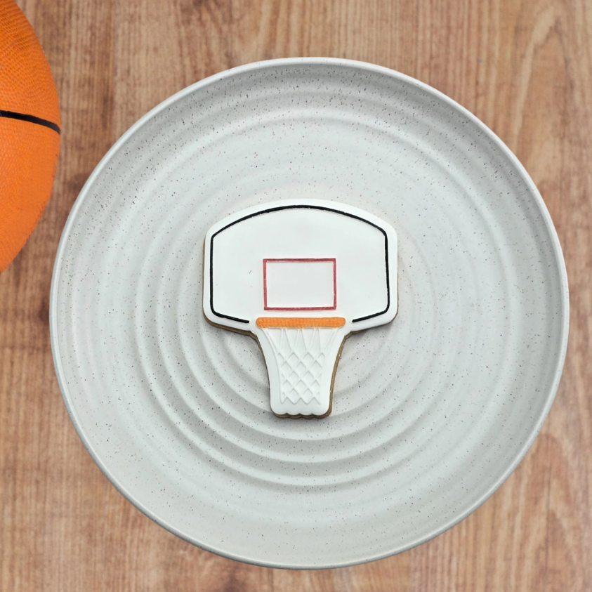 Custom Cookie Cutters - Basketball Ring Cutter & Debosser Set