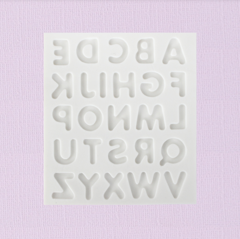 Caking it Up - Alphabet (Bubble Uppercase) Silicone Mould
