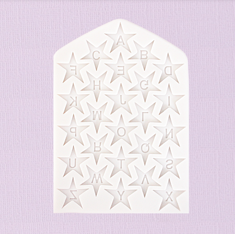 Caking it Up - Alphabet (Star) Silicone Mould