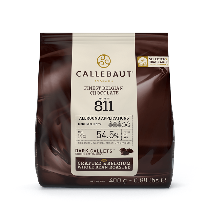 Callebaut Dark Chocolate 811 400g