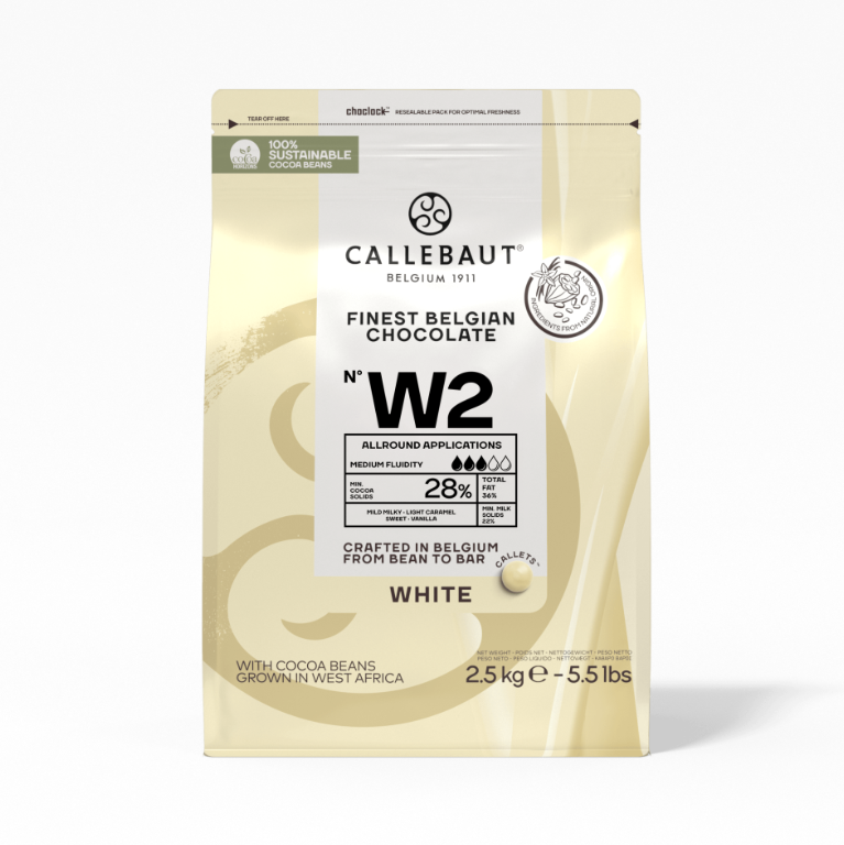 Callebaut White Callets W2 2.5kg - SPECIAL ORDER