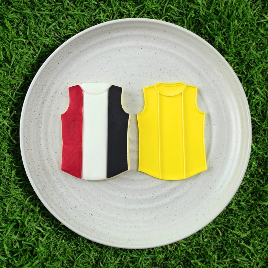 Custom Cookie Cutters - AFL Football Team Guernsey Embosser St Kilda