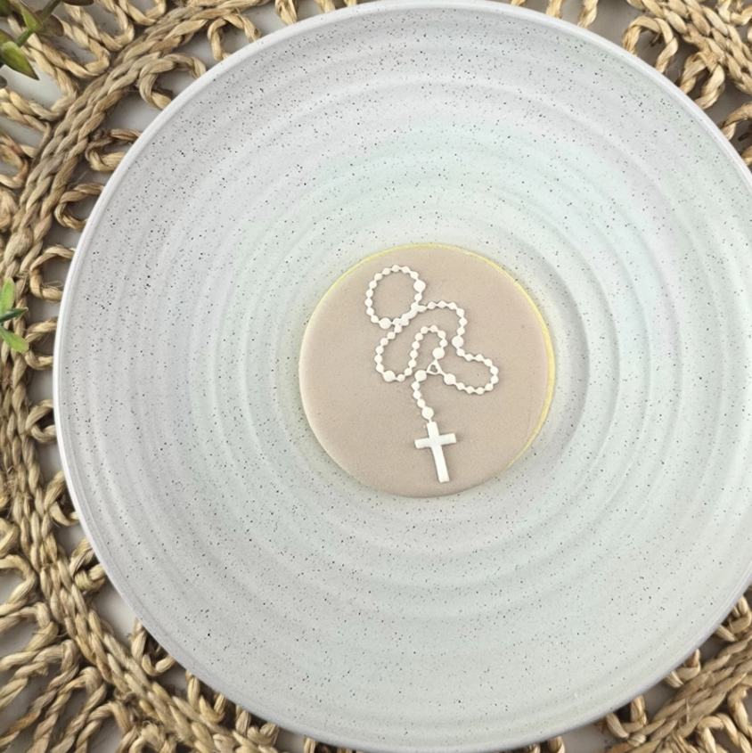 Custom Cookie Cutters - Rosary Beads Debosser