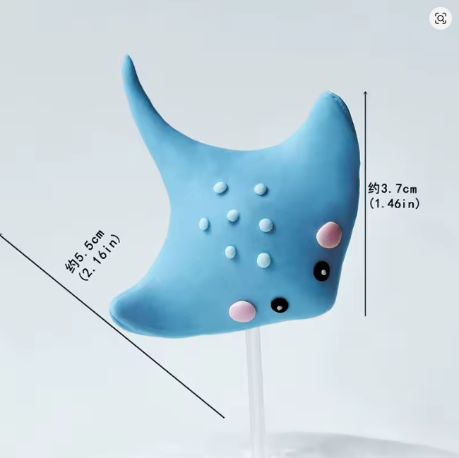 Cake Topper 2D Stingray