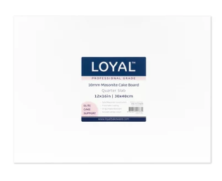 Loyal 10mm Masonite White Board Quarter Slab 12"x16"