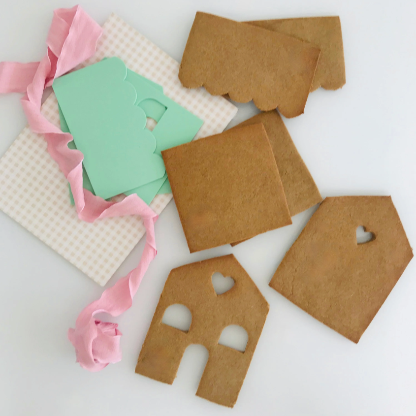 Large Gingerbread House Template Set (SweetP)