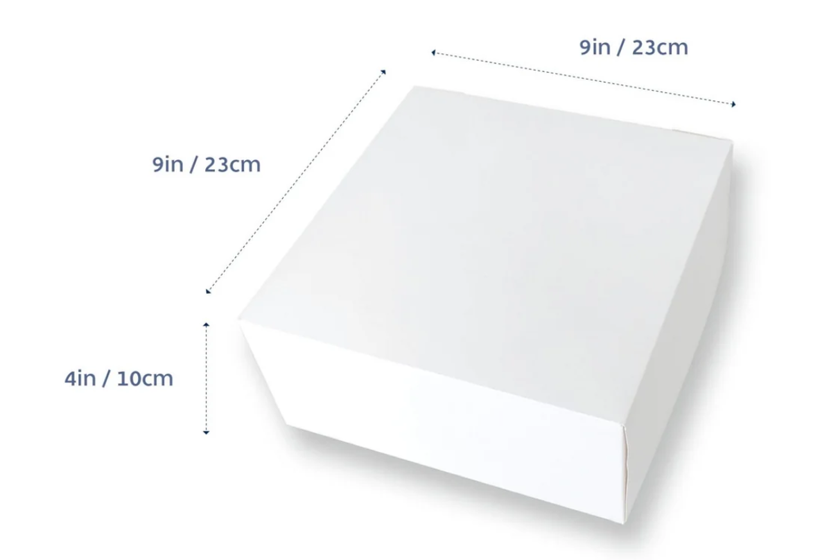 Loyal Cake Box No Window - 9x9x4 - Pack of 10