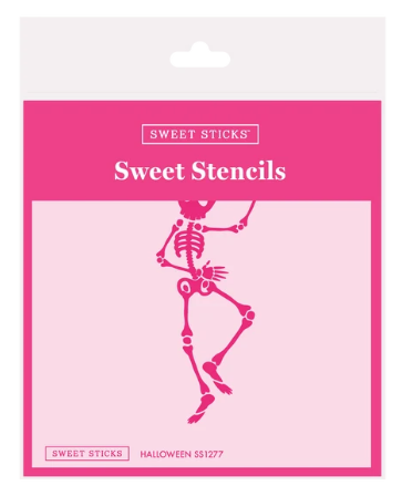 Halloween Skeleton Stencil by Sweet Sticks