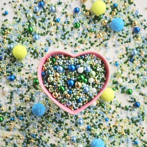 PICNART Sugar Emerald Ice, Deluxe Sprinkle Blend 120g