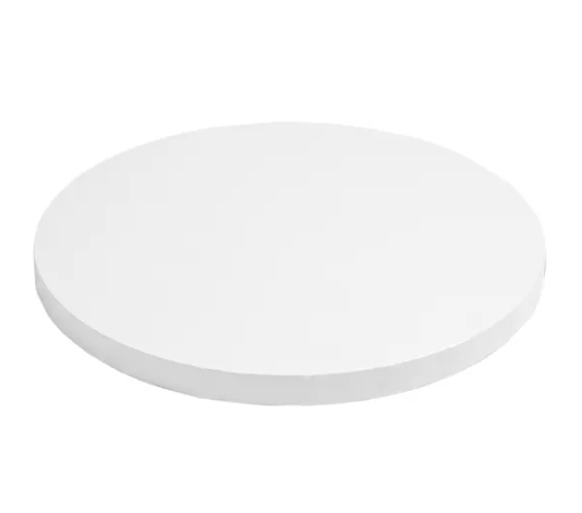 Mondo 12mm Cake Board Round White 14"