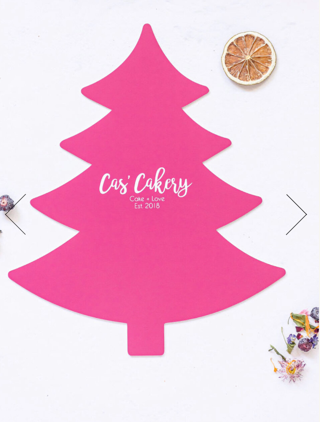 Cas' Cakery Template Christmas Tree - Original