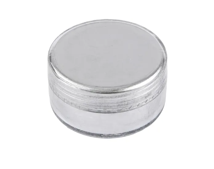Over the Top Edible Bling Lustre Dust - Classic Silver 10ml