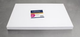 Loyal 18"x12" White Rectangle Board