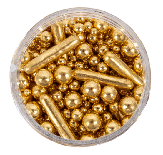 Bubble & Bounce Sprinkles - Shiny Gold 75g