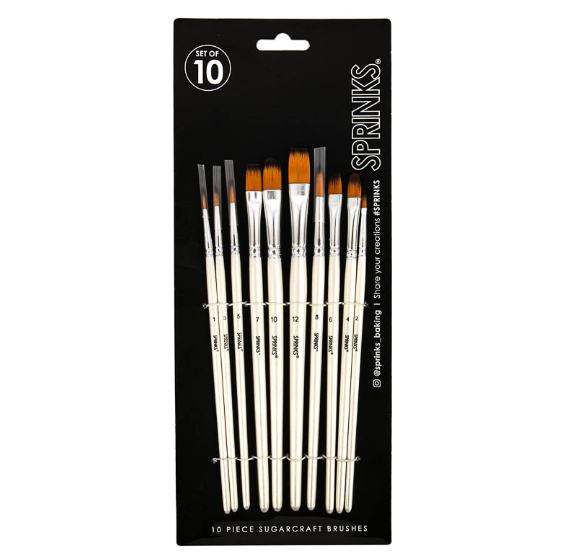 Sprinks Sugar Craft Brushes - Set of 10