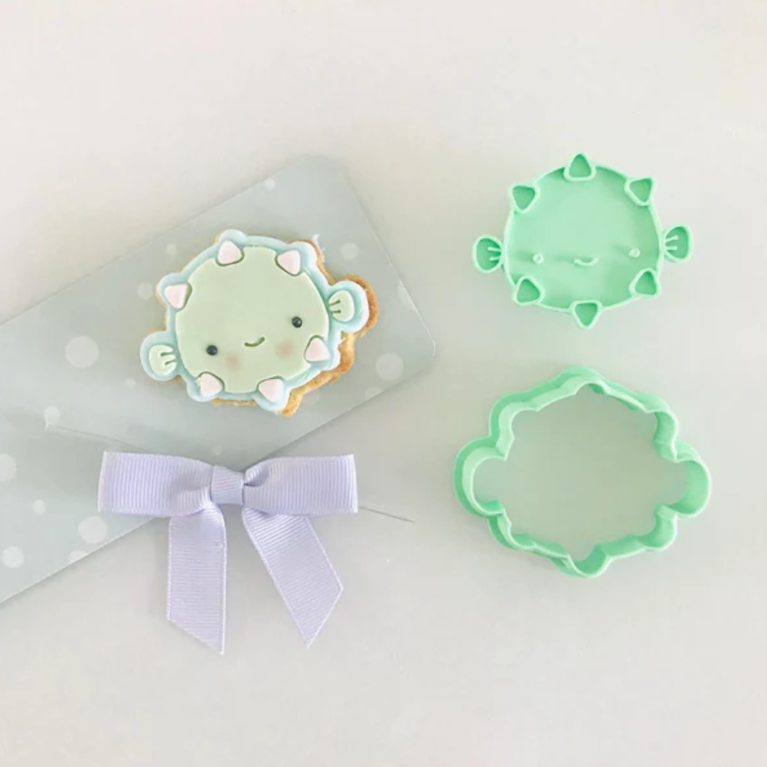 Bento Minis Cutter and Embosser Sets - Under the Sea - Pufferfish (SweetP Cutters)