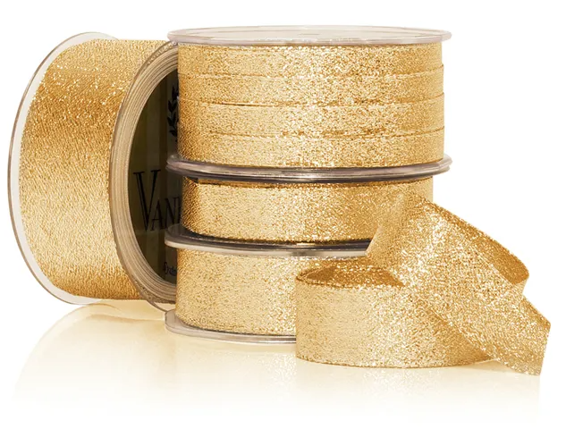 Metallic Stellar Ribbon - Antique Gold (15mm x 1MTR)