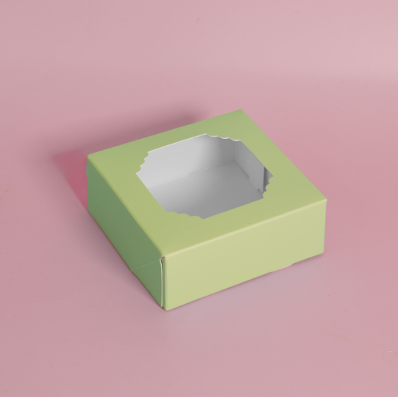 Scalloped Small Treat Box Pack of 5 - Pastel Green