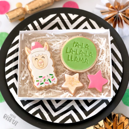 Christmas Llama Stamp & Cutter (Little Biskut)