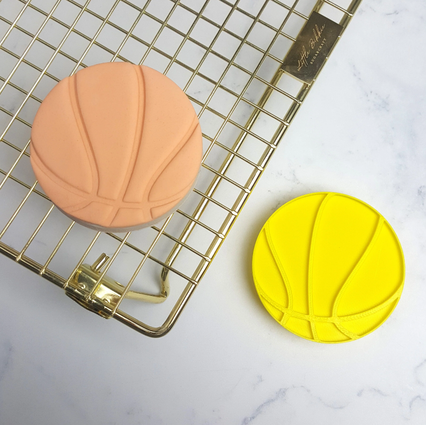 Custom Cookie Cutters - Basketball 51mm Embosser