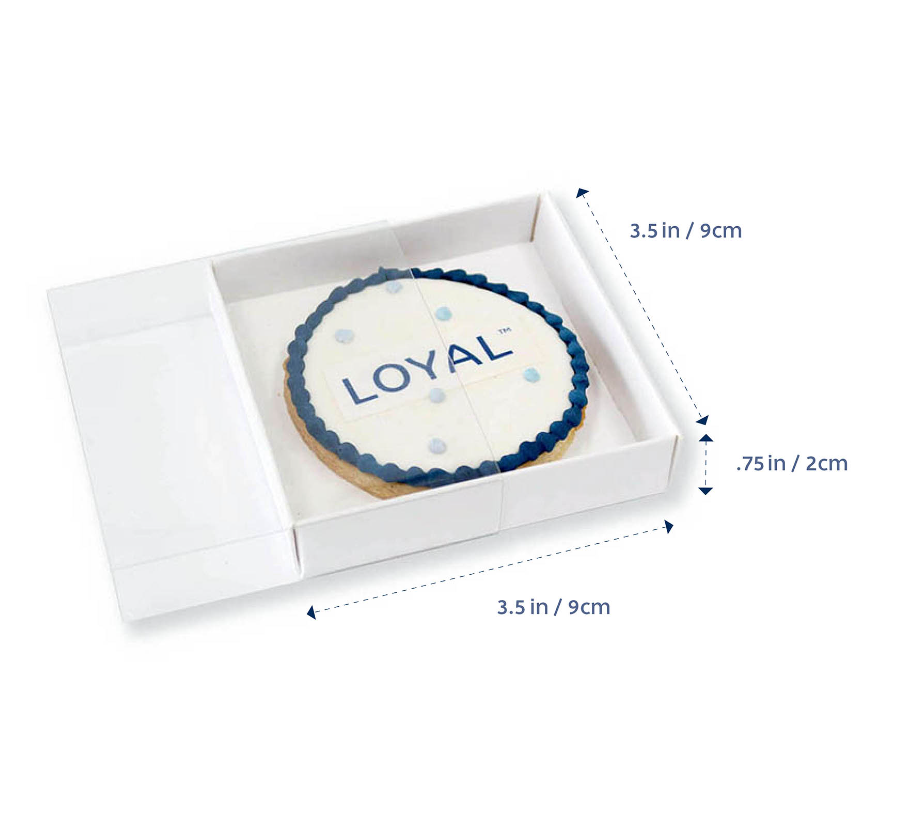 Loyal Biscuit/Bonbonniere Box 9 x 9 x 2cm