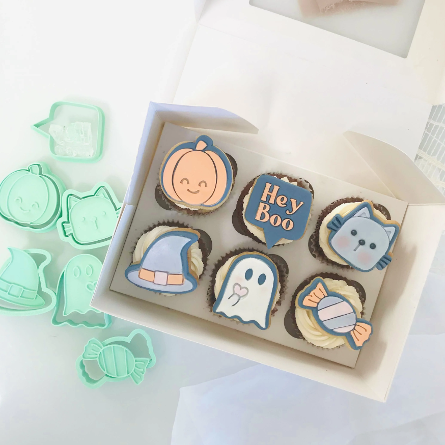 Bento Minis Cutter and Embosser Sets - Halloween - Cat (SweetP Cutters)