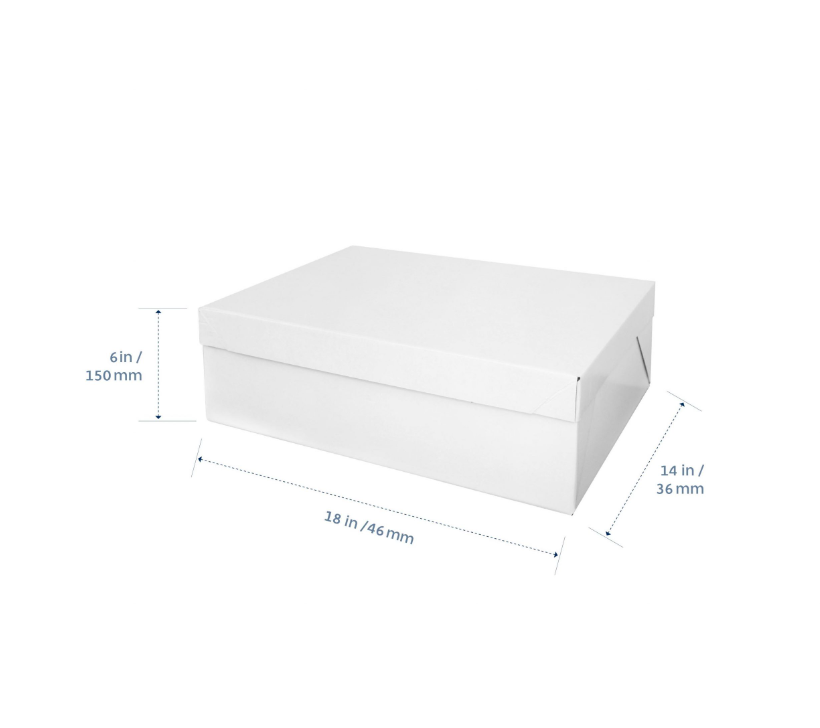 Loyal Rectangle/Half Slab Cake Box 18"x14" x6"